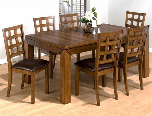 Mẫu bàn ghế ăn gỗ dổi phòng ăn đẹp sang trọng
