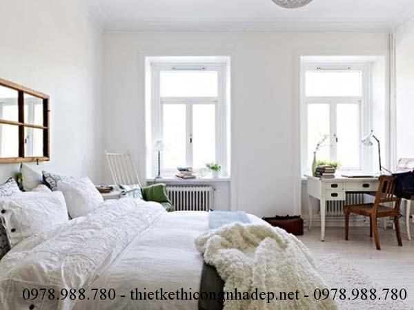 Thiết kế nội thất đơn giản với phòng ngủ tinh tế và thư giãn