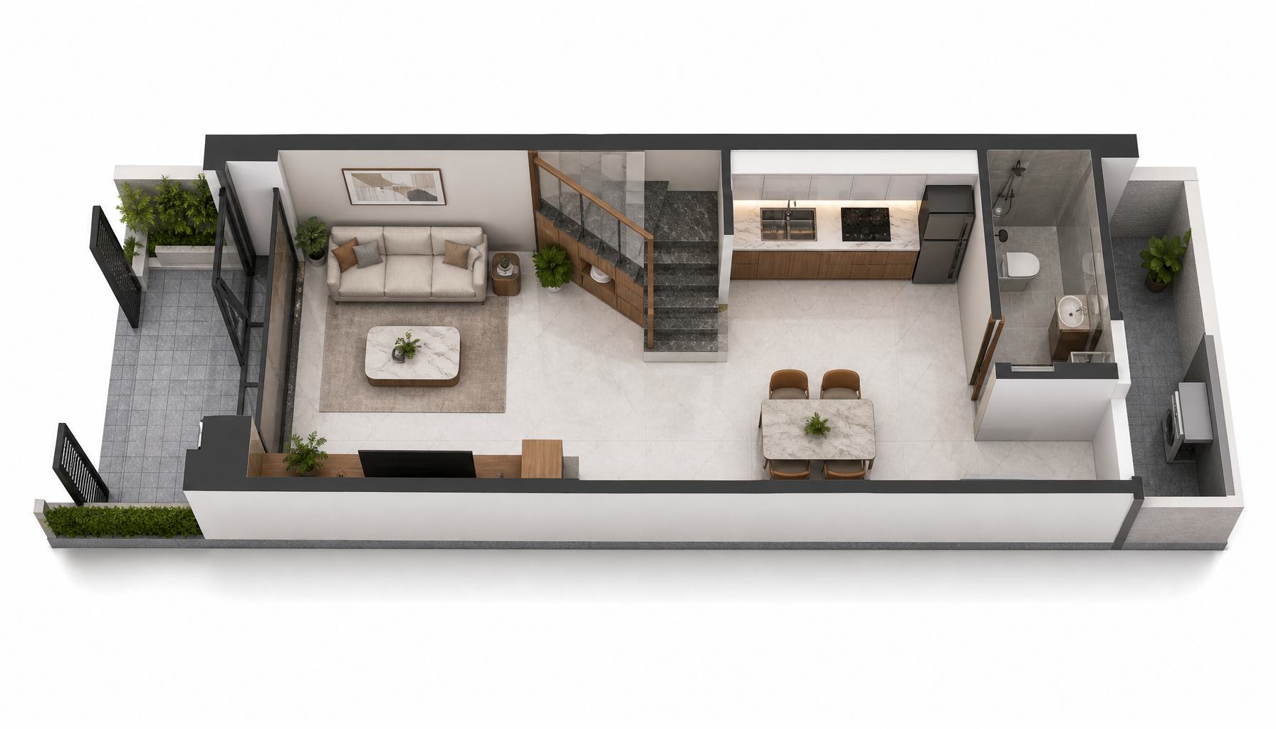 Mẫu Nhà Mặt Tiền 5m 2 Tầng Đẹp — 20 Thiết Kế 2026 Mẫu Nhà Mặt Tiền 5m 2 Tầng Đẹp — 20 Thiết Kế 2026