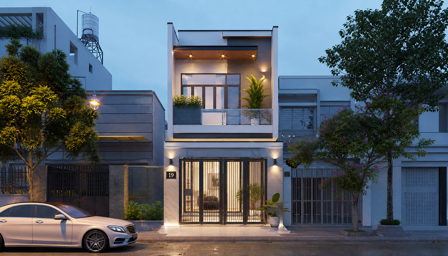 Mẫu Nhà Mặt Tiền 5m 2 Tầng Đẹp — 20 Thiết Kế 2026 Mẫu Nhà Mặt Tiền 5m 2 Tầng Đẹp — 20 Thiết Kế 2026
