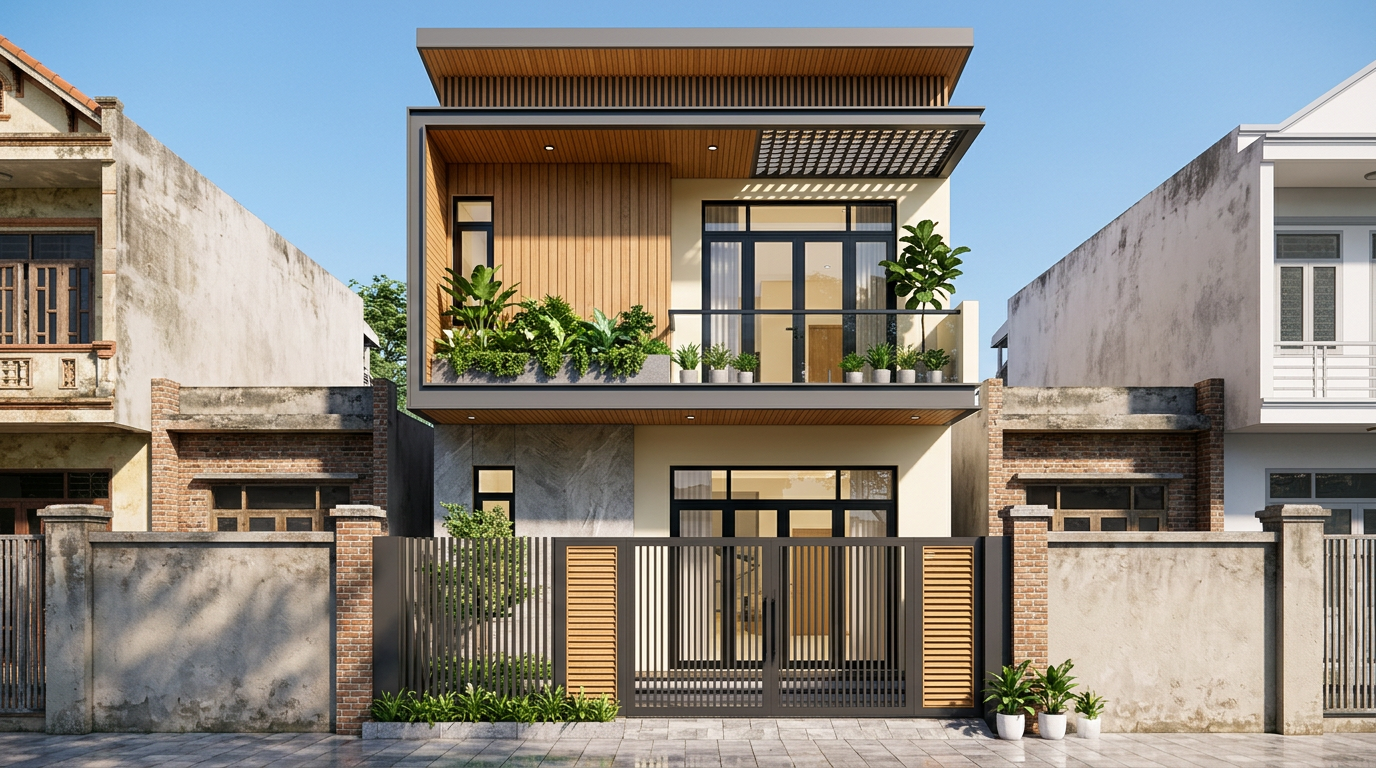 Mẫu Nhà Ống 2 Tầng Đẹp - 40+ Thiết Kế Thực Tế 2026 Mẫu Nhà Ống 2 Tầng Đẹp - 40+ Thiết Kế Thực Tế 2026