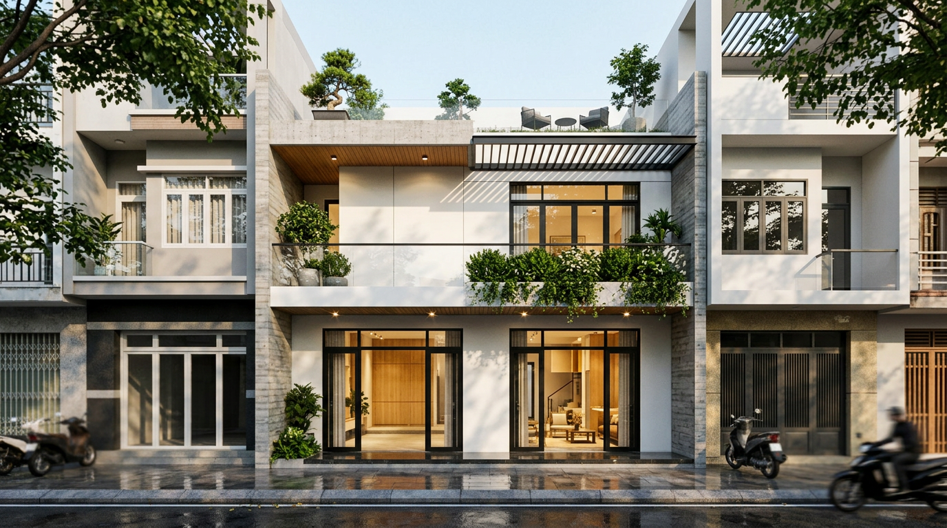 Mẫu Nhà Ống 2 Tầng Đẹp - 40+ Thiết Kế Thực Tế 2026 Mẫu Nhà Ống 2 Tầng Đẹp - 40+ Thiết Kế Thực Tế 2026