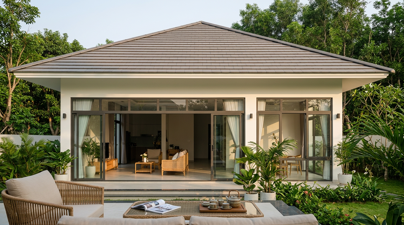 Nhà Mái Nhật 1 Tầng Đẹp — 30+ Mẫu & Chi Phí 2026+ Nhà Mái Nhật 1 Tầng Đẹp — 30+ Mẫu & Chi Phí 2026+