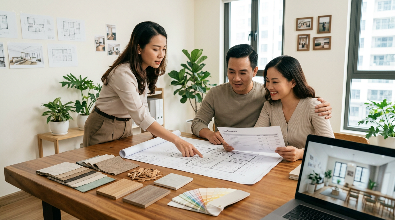Chi Phí Thiết Kế Nội Thất Trọn Gói 2026 — Bảng Giá Đầy Đủ Chi Phí Thiết Kế Nội Thất Trọn Gói 2026 — Bảng Giá Đầy Đủ