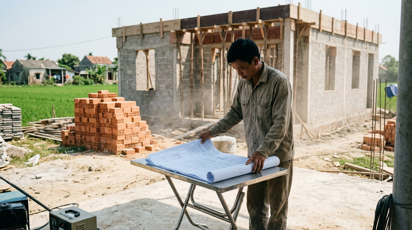 Xây Nhà 200 Triệu Ở Nông Thôn Được Gì? Thực Tế 2026 Xây Nhà 200 Triệu Ở Nông Thôn Được Gì? Thực Tế 2026