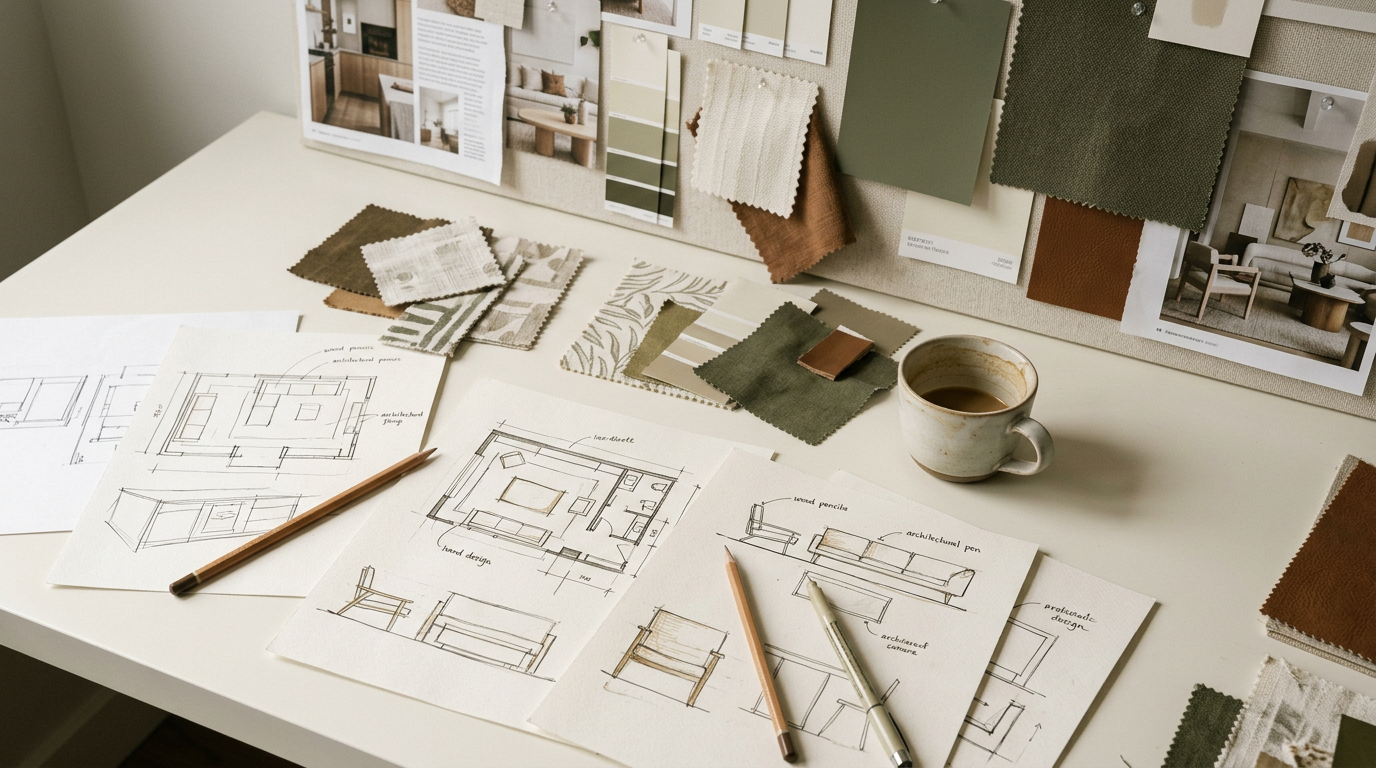 Quy Trình Thiết Kế Nội Thất Từ A-Z — Hướng Dẫn 2026 Quy Trình Thiết Kế Nội Thất Từ A-Z — Hướng Dẫn 2026