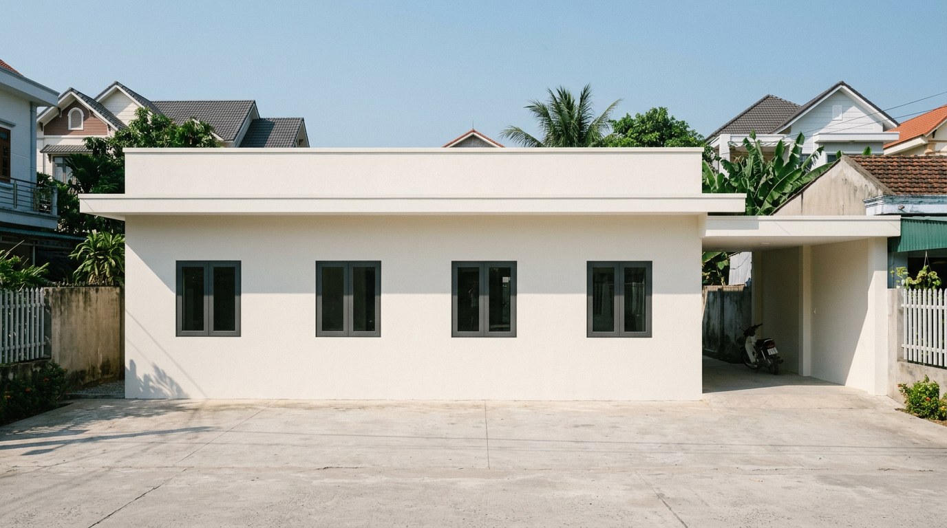 Xây Nhà Cấp 4 4 Phòng Ngủ — Chi Phí & Mẫu Thực Tế 2026 Xây Nhà Cấp 4 4 Phòng Ngủ — Chi Phí & Mẫu Thực Tế 2026