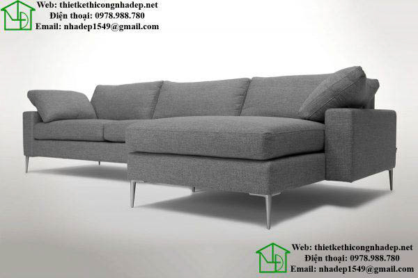 Thiết kế thi công sofa góc