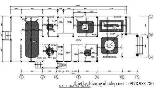 thiet ke nha 1 tang dep dien tich 8.5x25 met 1 - Thiết kế nhà 1 tầng đẹp diện tích 8.5×24 m