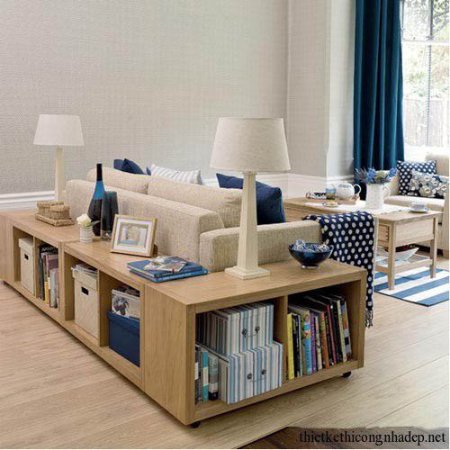 Sofa bookshelf (sofa kết hợp giá sách) số 11