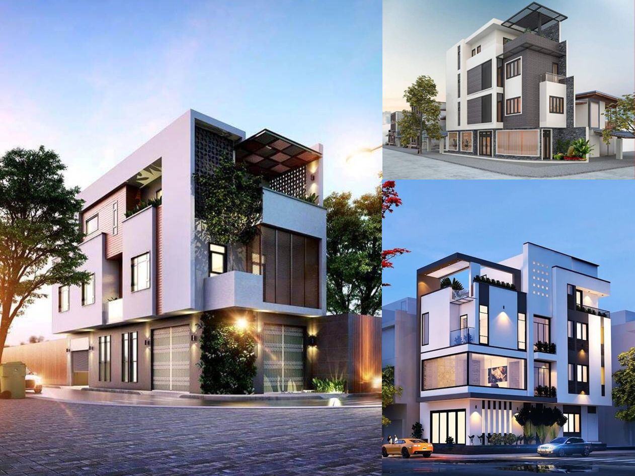 25 mẫu nhà phố mặt tiền 3-4m - Công ty cổ phần Đầu tư và xây lắp Thịnh Phát