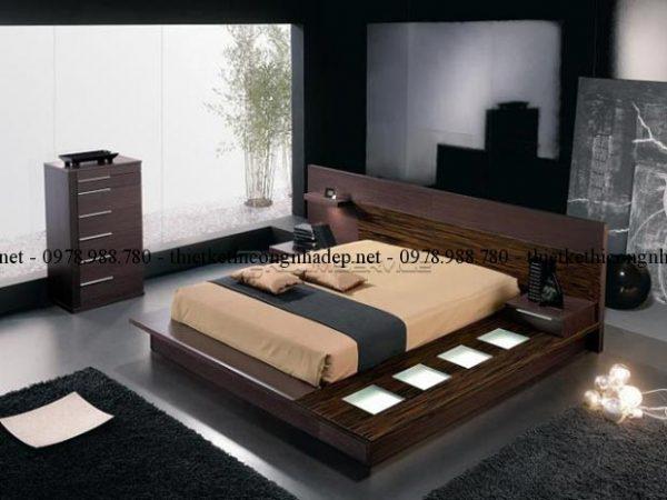 Mẫu giường ngủ gỗ số 36