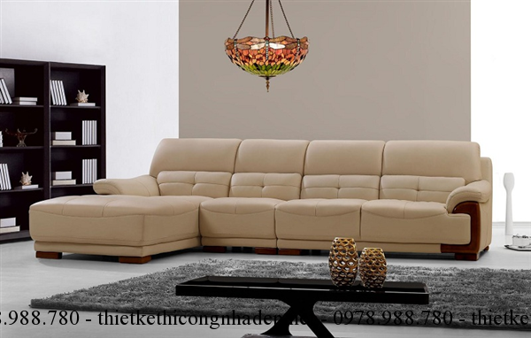 Sofa da phòng khách là đồ nội thật giúp cho phòng khách nhà bạn thêm nổi bật và đẹp mắt hơn