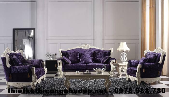 8 mẫu bàn ghế sofa cổ điển Châu Âu