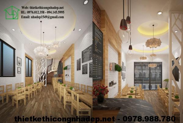 Thiết kế quán cafe tại Hà Nội NDCF5