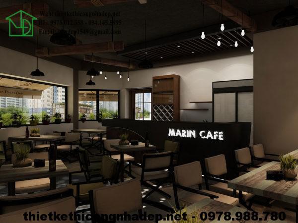 Thiết kế quán cafe giá rẻ NDCF4
