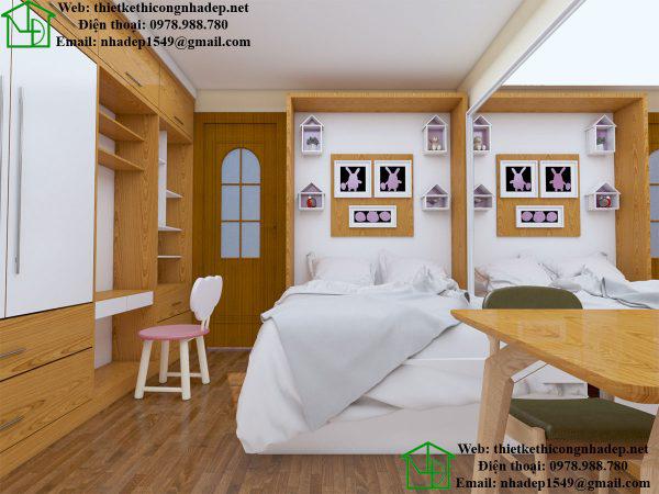 Thiết kế nội thất chung cư mini 15m2 nhỏ gọn và tiện nghi