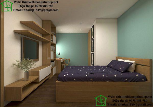 Thiết kế nội thất chung cư 3 phòng ngủ căn hộ Hồ Gươm Plaza