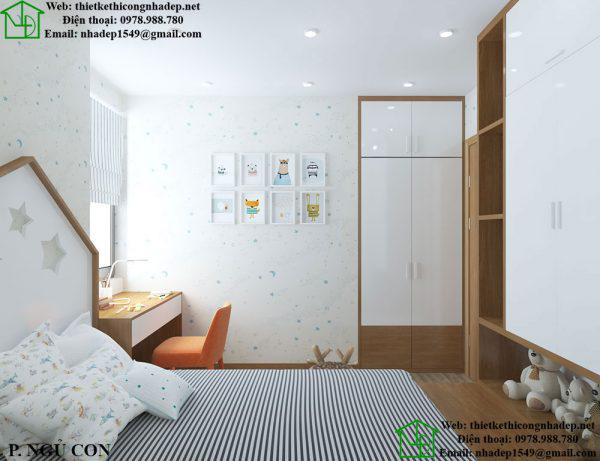 Thiết kế nội thất chung cư 2 phòng ngủ ở chung cư 789