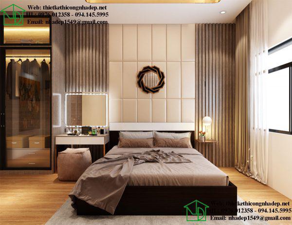 Phòng ngủ master chung cư đẹp NDNTCC36