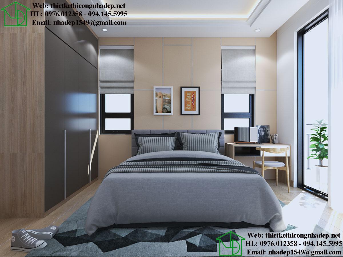 Thiết kế nội thất phòng ngủ số 1 NDNTPN5