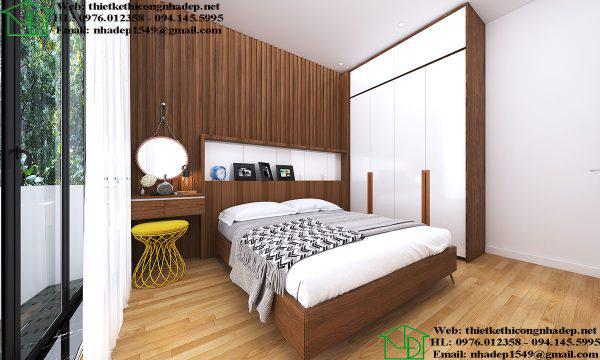 Thiết kế thi công nội thất phòng ngủ đẹp NDTKNT6