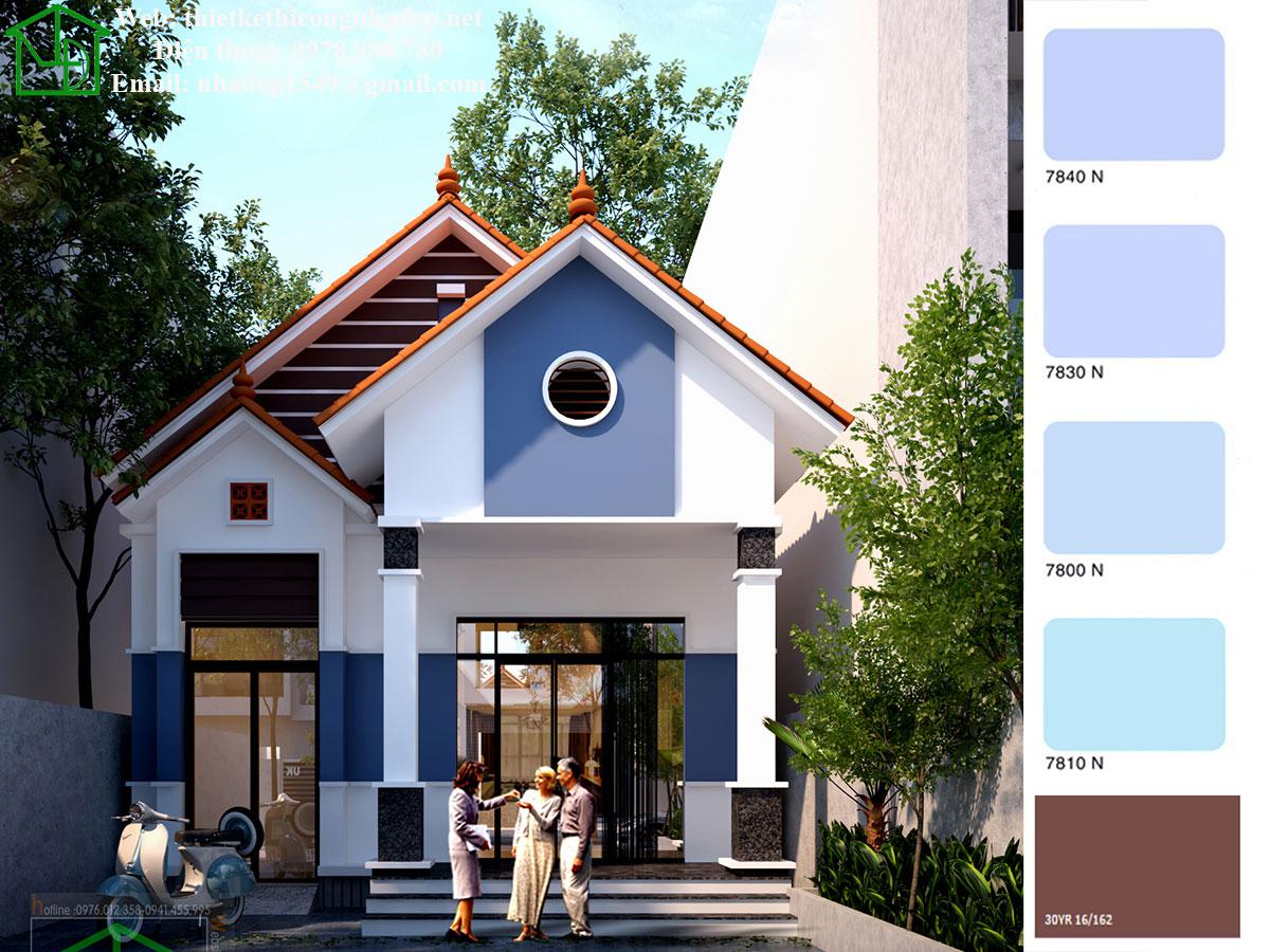 Màu sơn nhà đẹp nhất hiện nay - Thiết kế Thi công Nhà đẹp