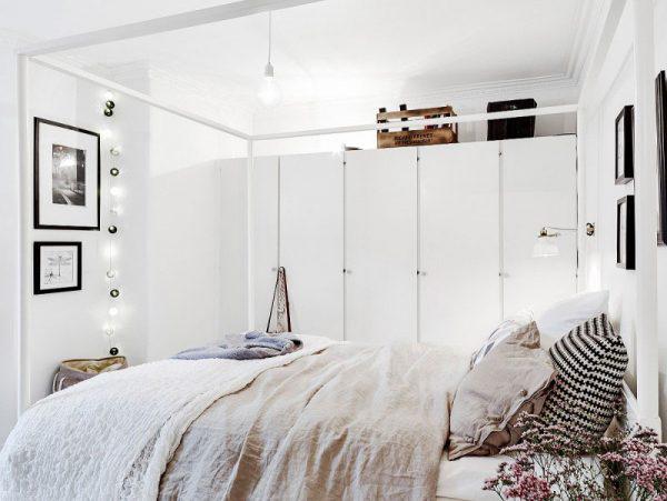 Thiết kế nội thất phòng ngủ chung cư phong cách Scandinavian