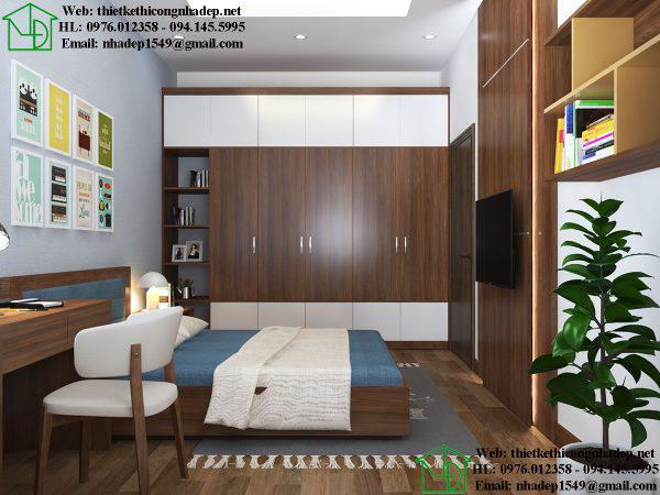 Thiết kế nội thất phòng ngủ con NDNTBT3