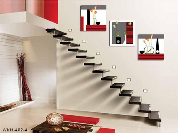 Chọn màu sắc và họa tiết phù hợp với phong cách phòng khách nhà ống có cầu thang.
