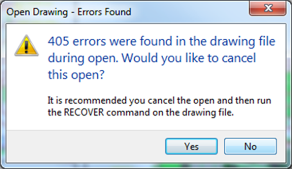 number-errors-were-found-in-the-drawing-file-during-open-when-opening-a-drawing-in-AutoCAD