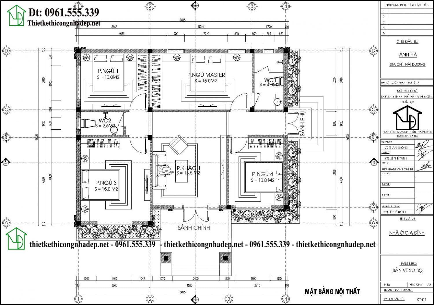 Mẫu nhà 1 tầng mái nhật hiện đại tại Thái Nguyên  Kiến trúc Horus  Tư vấn  thiết kế và thi công trọn gói