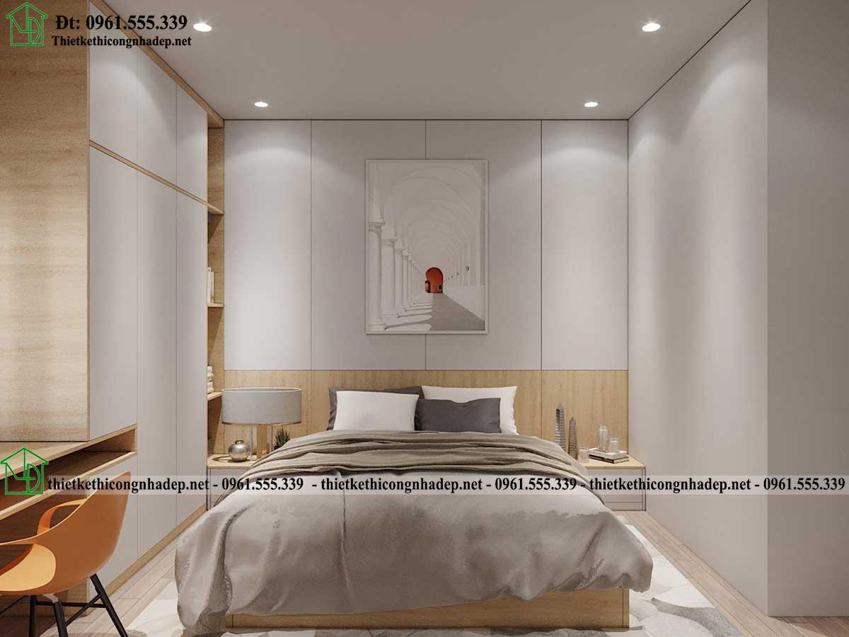 Thiết kế nội thất phòng ngủ 1 NDCC68