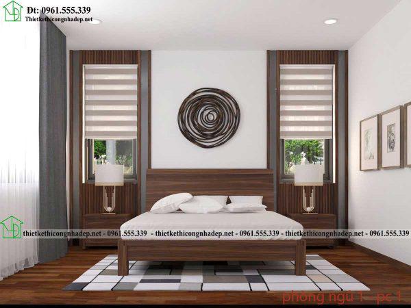 Thiết kế nội thất phòng ngủ số 1 đẹp NDBT2T83