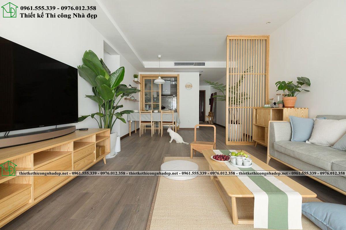 Thiết kế chung cư tối giản kiểu Nhật hiện đại đẹp nhất NDCC96