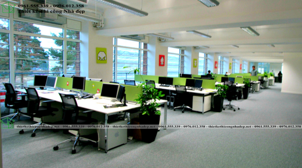 Thiết kế văn phòng không gian mở - Xu hướng thiết kế văn phòng hiện đại 2022