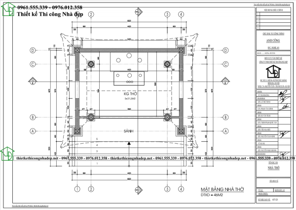 Bản Vẽ Nẫu Nhà Thờ Họ 4 Mái Đậm Nét Kiến Trúc Tâm Linh Cổ Xưa NDNTH45